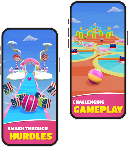 Candy Ball Run – Rolling Games